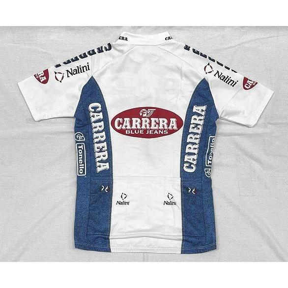 イタリア製 90's 1996 カレラブルージンズ CARRERA BLUE JEANS サイクルジャージ 半袖 ウェア ハーフジップ ナリーニ サイズ5 [c8-0005] | カレラ | 04