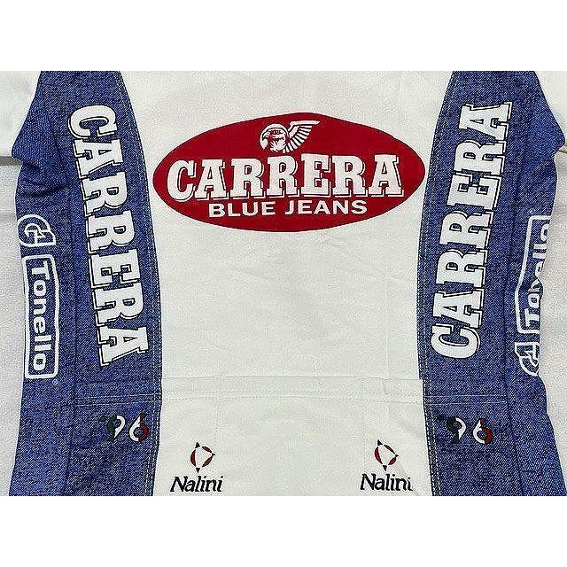 イタリア製 90's 1996 カレラブルージンズ CARRERA BLUE JEANS サイクルジャージ 半袖 ウェア ハーフジップ ナリーニ サイズ5 [c8-0005] | カレラ | 05