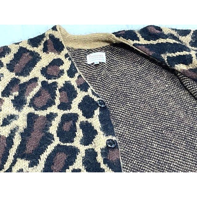 専用新品　カートコバーン　モヘアタッチ　レオパードカーディガン　復刻　M 新品 25年秋冬 カートコバーン モヘアタッチ レオパードカーディガン