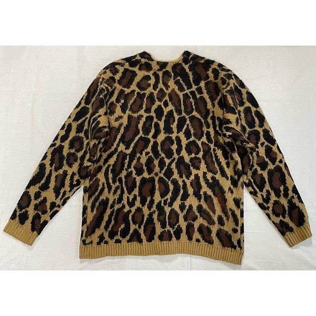 PENNEYS（ペニーズ） アクリルカーディガン モヘアタッチ レオパード