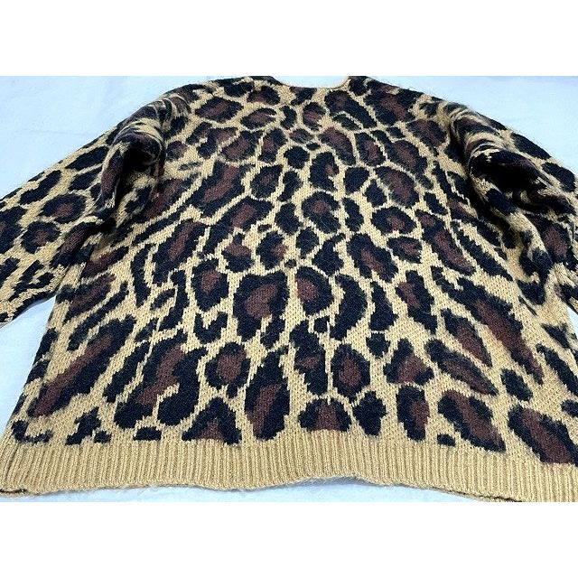 PENNEYS（ペニーズ） アクリルカーディガン モヘアタッチ レオパード
