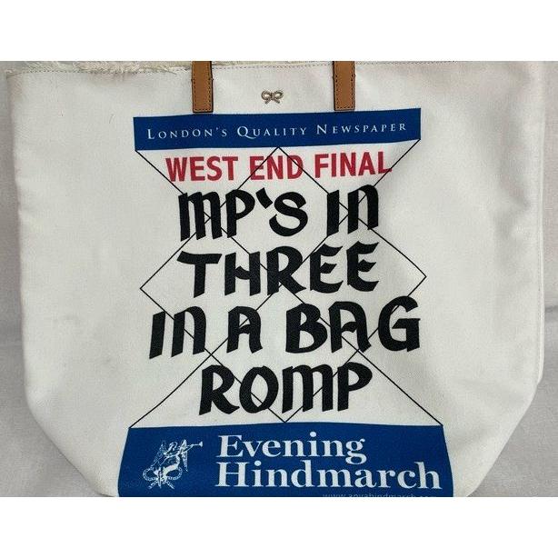 ANYA HINDMARCH（アニヤ・ハインドマーチ） トートバッグ NEWSPAPER