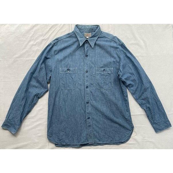 バズリクソンズ シャンブレー シャツ 東洋エンタープライズ 希少サイズ 17 BUZZ RICKSON'S 東洋エンタープライズ バズリクソンズ 定番