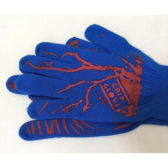 未使用 GRIP GLOVE ファッション グリップグローブ 手袋 血管 手のひら柄 ブルー 自転車 スポーツ等 [E1] |  | 01