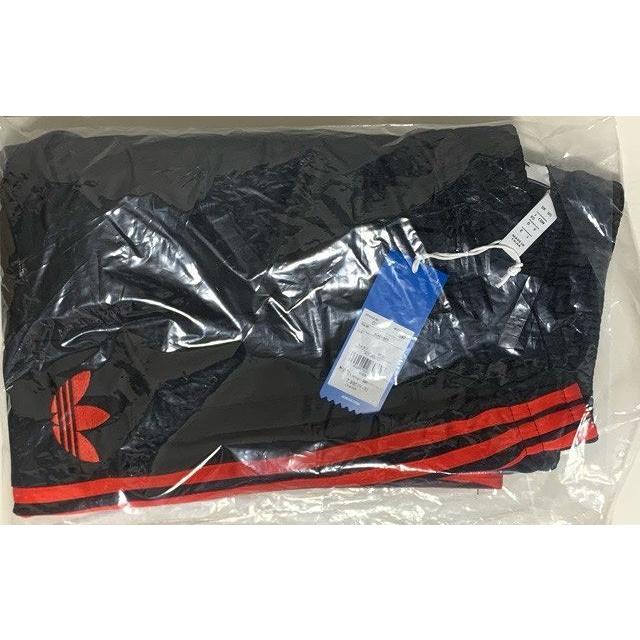 アディダスオリジナルス　ジャージ　セットアップ　人気カラー　黒　赤　Ｌ　美品 アディダスオリジナルス adidas originals SST TRACK TOP