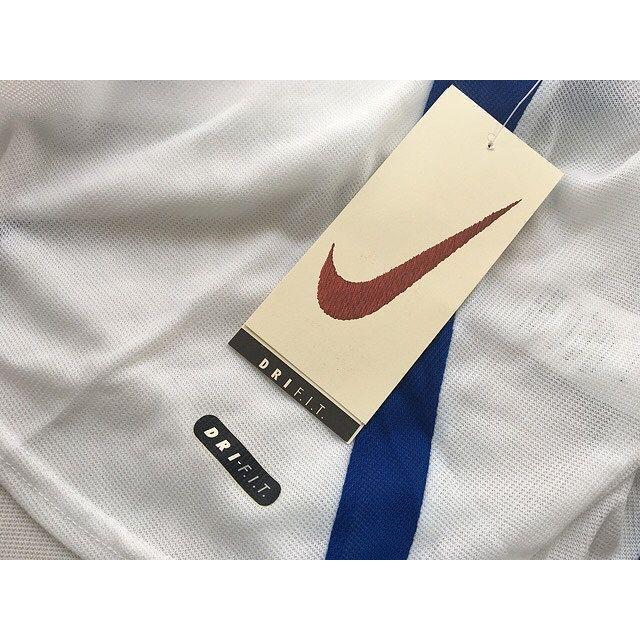 90's 90年代 デッドストック 米国製 ナイキ NIKE タンクトップ メッシュ 青白 サイズL [F2] | NIKE | 04