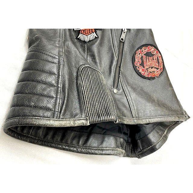 [新品] ハーレーダビッドソン レザーベスト Mサイズ Harley Davidson ハーレーダビッドソン HARLEY-DAVIDSON レザー