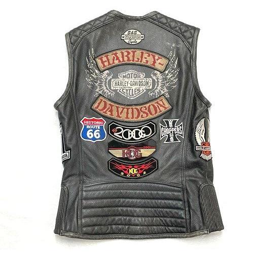 ハーレーダビッドソン HARLEY-DAVIDSON レザーベスト カウハイド