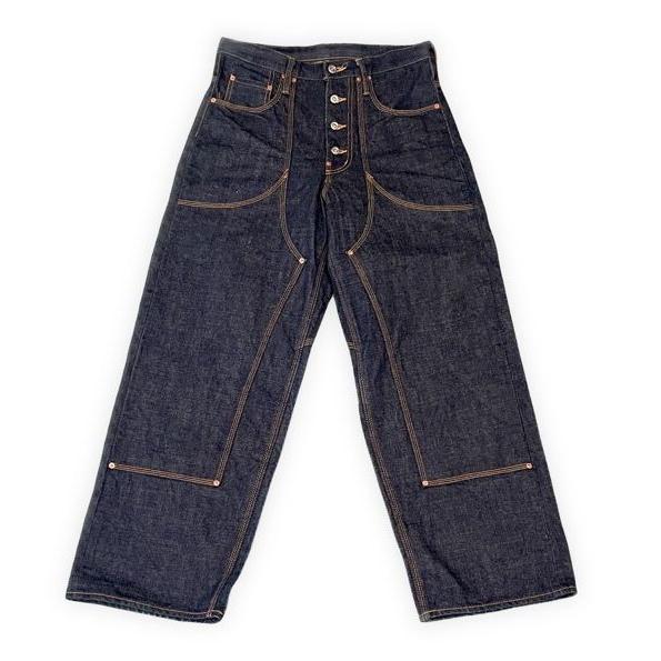 sugarhillシュガーヒルダブルニーデニム32ダークブルー SUGARHILL - 【残りわずか】Classic Double Knee Denim Pants