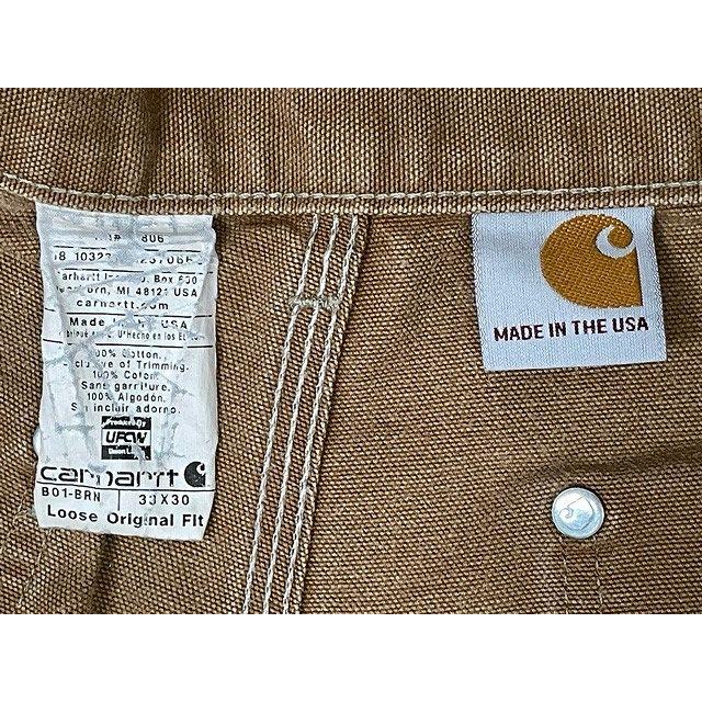 carhartt ダブルニーペインターパンツ　USA製 ブラウン　32x30 Carhartt カーハート メンズ ダブルニー ダック ペインター