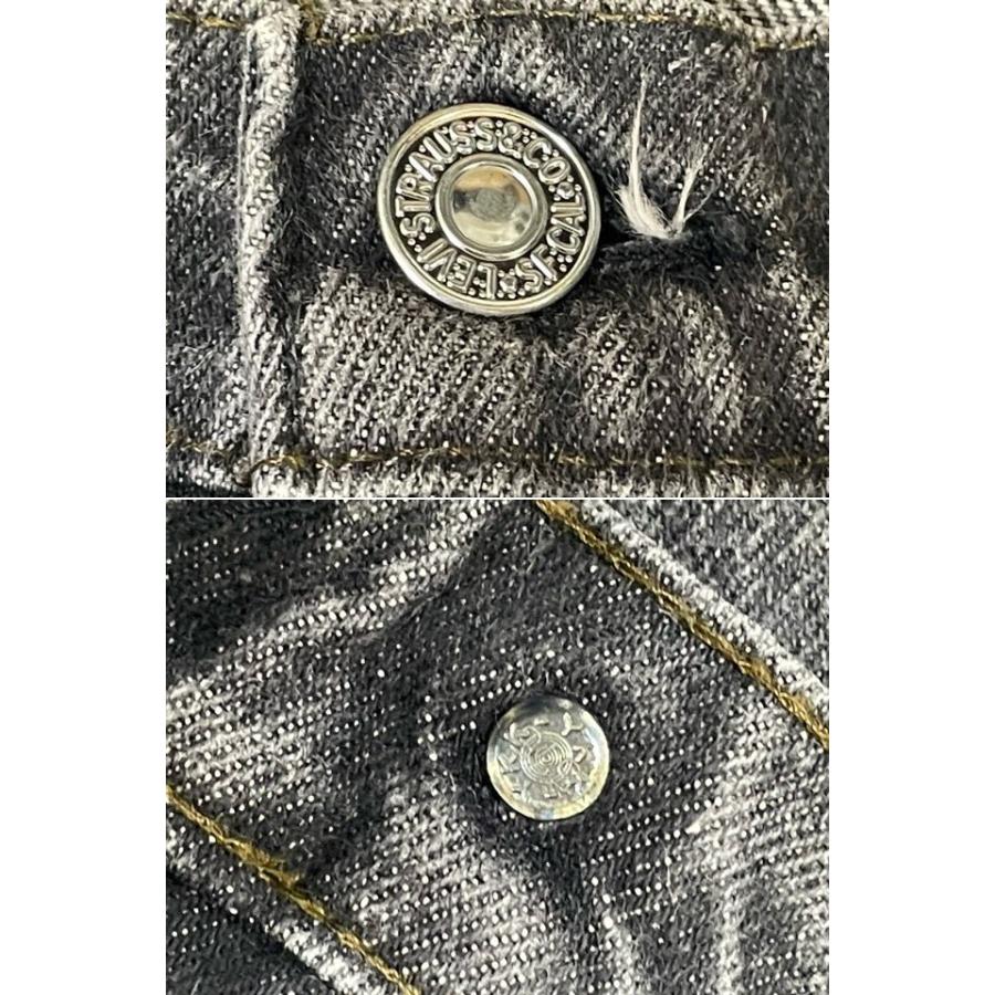 80's 1985 米国製 575工場 リーバイス LEVI'S 40505-0259 オレンジタブ ブラック デニム 黒 先染め 表記W32L30 実寸W80L72 [i-0034] | Levi's | 05