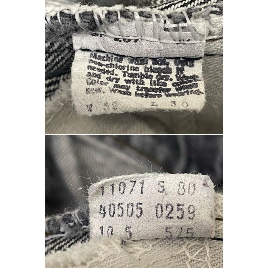 80's 1985 米国製 575工場 リーバイス LEVI'S 40505-0259 オレンジタブ ブラック デニム 黒 先染め 表記W32L30 実寸W80L72 [i-0034] | Levi's | 02