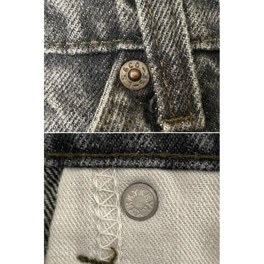 80's 1985 米国製 575工場 リーバイス LEVI'S 40505-0259 オレンジタブ ブラック デニム 黒 先染め 表記W32L30 実寸W80L72 [i-0034] | Levi's | 06