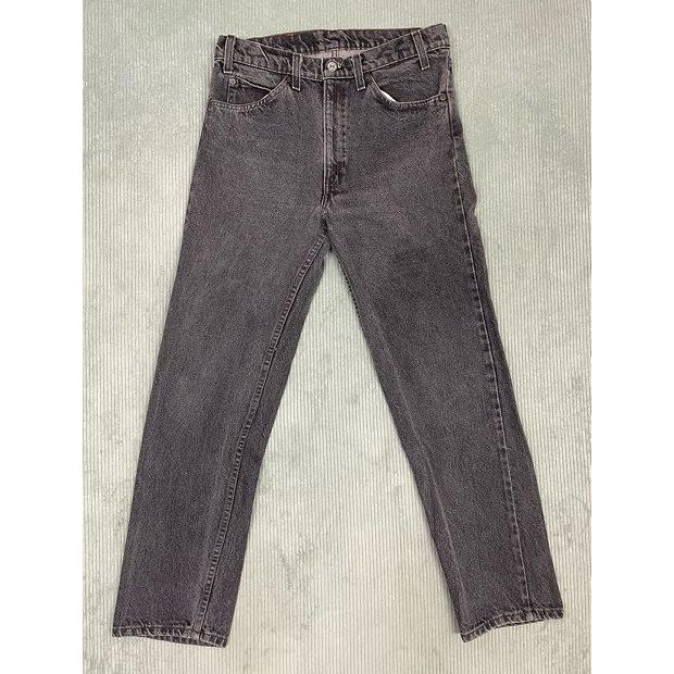 80's 1985 米国製 575工場 リーバイス LEVI'S 40505-0259 オレンジタブ ブラック デニム 黒 先染め 表記W32L30 実寸W80L72 [i-0034] | Levi's | 03