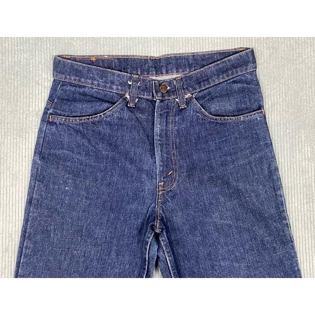 80's 1981 米国製 532工場 リーバイス LEVI'S 519-0217 オレンジタブ インディゴ デニム 裾チェーン 表記W32L32 実寸W80L81 [i-0036] | Levi's | 01