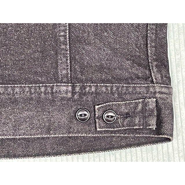 80's 米国製 状態良 MADE IN USA リー Lee ビンテージ デニムジャケット ジージャン 220-2601 黒 先染めブラック 40 REG 身幅54 [i-0043] | Lee | 09