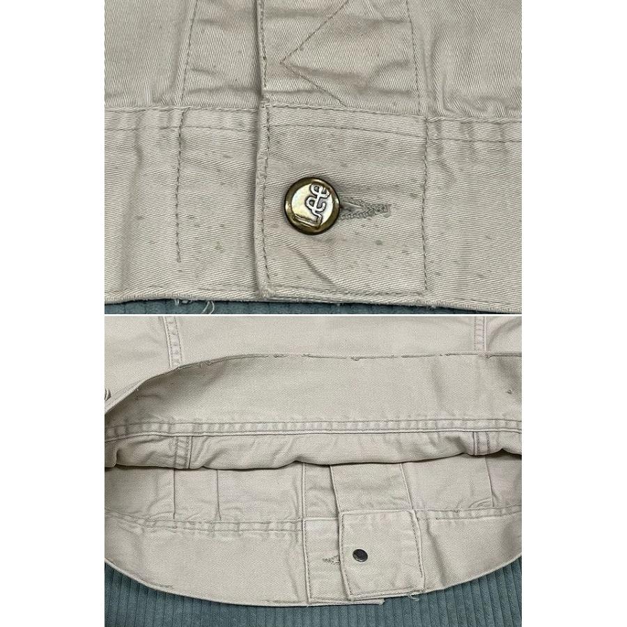 60's 米国製 UNION MADE リー Lee 100-J ビンテージ ジャケット ウエスターナー WESTERNER コットンサテン 生成り 38 REG 身幅53  [i-0044] | Lee | 06