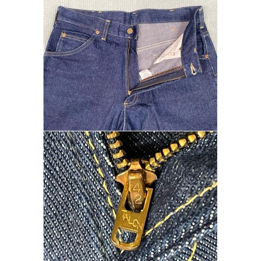 80's 米国製 MADE IN USA リー Lee 200-0341 ブーツカット ビンテージデニム リジッド TALON42 W32L30 実寸W80 L76 [i-0046] | Lee | 02