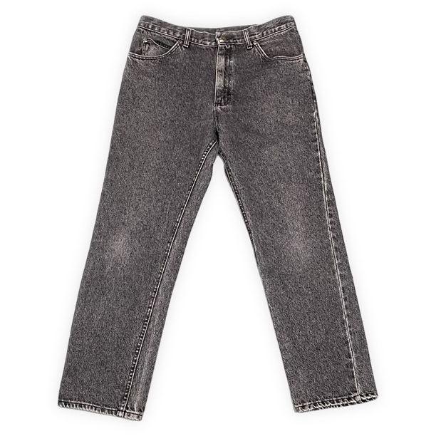 90's 米国製 MADE IN USA リー Lee 209-0109 ビンテージデニム ブラック ストーンウォッシュ W33L30 実寸W80L75 [i-0048] | Lee