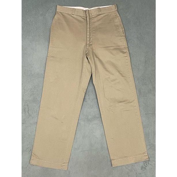 70's 米軍 us army trousers 8405-163-8701 チノパン 軍チノ カーキ RAPIDジップ 33x31 実寸W78L74 [i-0049] | MILITARY | 07