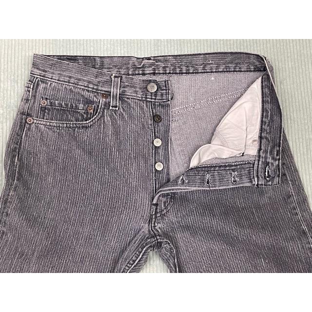 米国製 80's 1989 リーバイス LEVI'S 501-0619 先染めブラック 黒 ストライプ 表記W32L32 実寸W78L78 [i-0051] | Levi's | 03