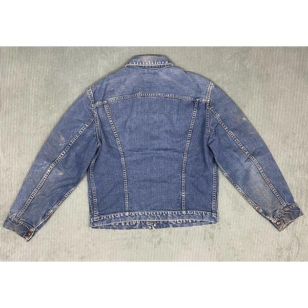 60's 米国製 ラングラー Wrangler 111MJ 3ポケット ビンテージ デニムジャケット 左綾 着丈59 肩幅49 身幅59  [i-0055] | Wrangler | 07
