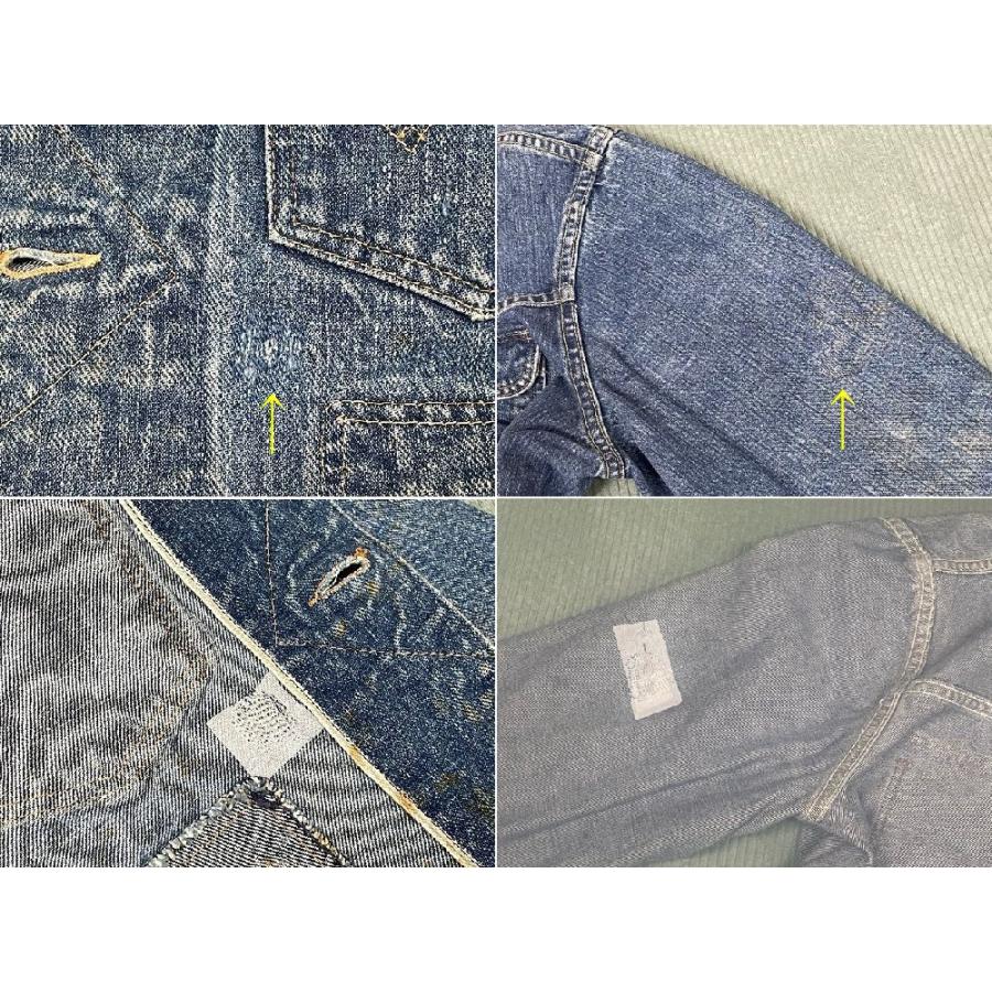 60's 米国製 ラングラー Wrangler 111MJ 3ポケット ビンテージ デニムジャケット 左綾 着丈59 肩幅49 身幅59  [i-0055] | Wrangler | 05