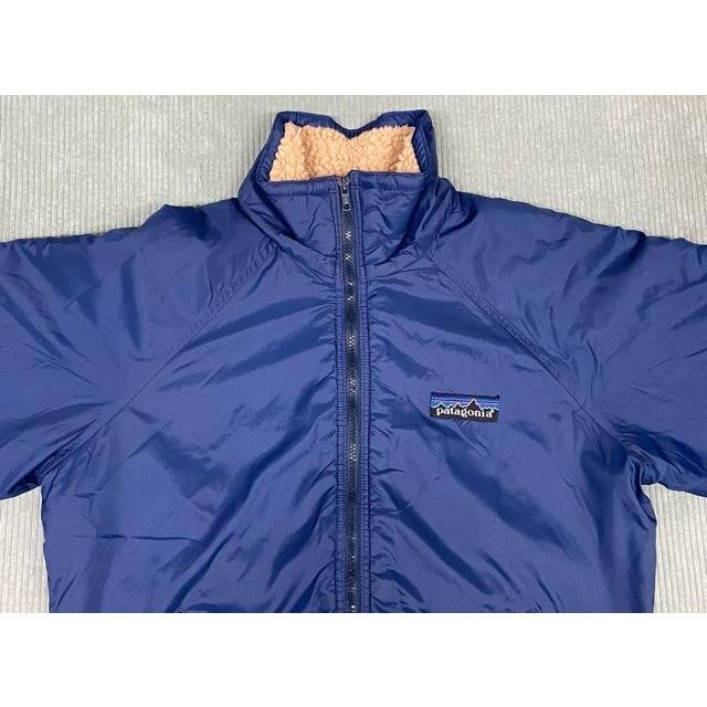ミントコンデ 80's パタゴニア patagonia ビンテージ デカタグ シェルドパイルジャケット ナイロン フリース ネイビー M [i-0057] | patagonia | 01