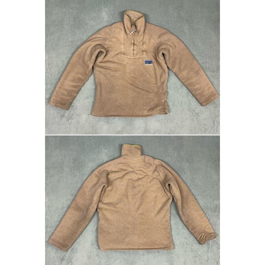 70's パタゴニア patagonia ビンテージ 白タグ パイルジャケット プルオーバー フリース C&Cジップ ベージュ XL [i-0058] | patagonia | 01