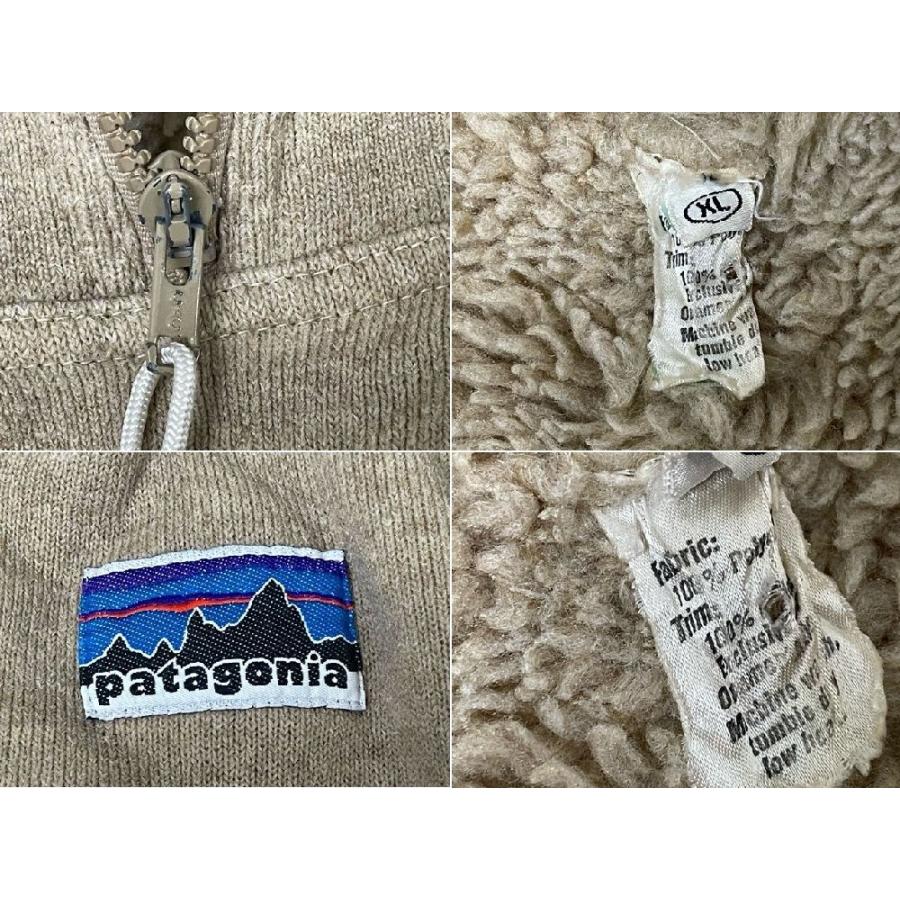 70's パタゴニア patagonia ビンテージ 白タグ パイルジャケット プルオーバー フリース C&Cジップ ベージュ XL [i-0058] | patagonia | 03