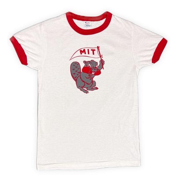 Champion サイズL リンガーT 80s トリコタグ Champion（チャンピオン） 80's 米国製 トリコタグ ビンテージ