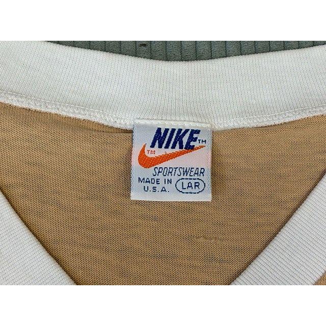 NIKE（ナイキ） 70's 米国製 オレンジタグ ビンテージ Tシャツ Vネック