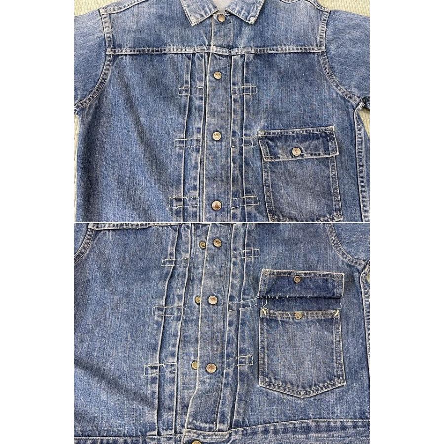 50's 米国製 ビンテージ PENNEY'S FOREMOST ぺニーズ フォアモースト デニムジャケット 1st ファースト 着丈58 身幅56 [i-0116] | J.C.PENNEY | 04