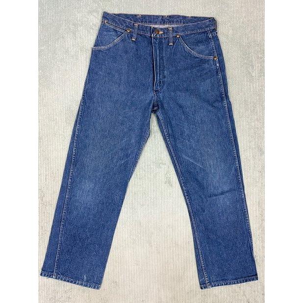 70's 米国製 白タグ ラングラー Wrangler ビンテージ デニムパンツ 13MWZ 左綾 インディゴ 表記W34L29 実寸W82L70 [i-0128] | Wrangler | 06