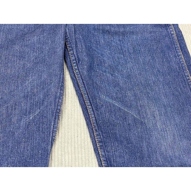 70's 米国製 白タグ ラングラー Wrangler ビンテージ デニムパンツ 13MWZ 左綾 インディゴ 表記W34L29 実寸W82L70 [i-0128] | Wrangler | 04