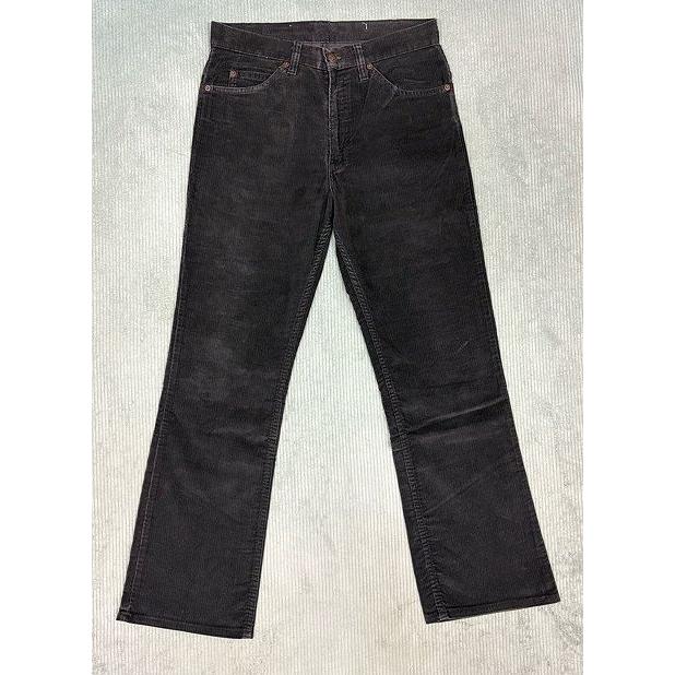 80's 1985 米国製 リーバイス LEVI'S 517-1558 ビンテージ コーデュロイ ブーツカット ブラック 黒 表記W32L32 実寸W80L76 [i-0131] | Levi's | 06