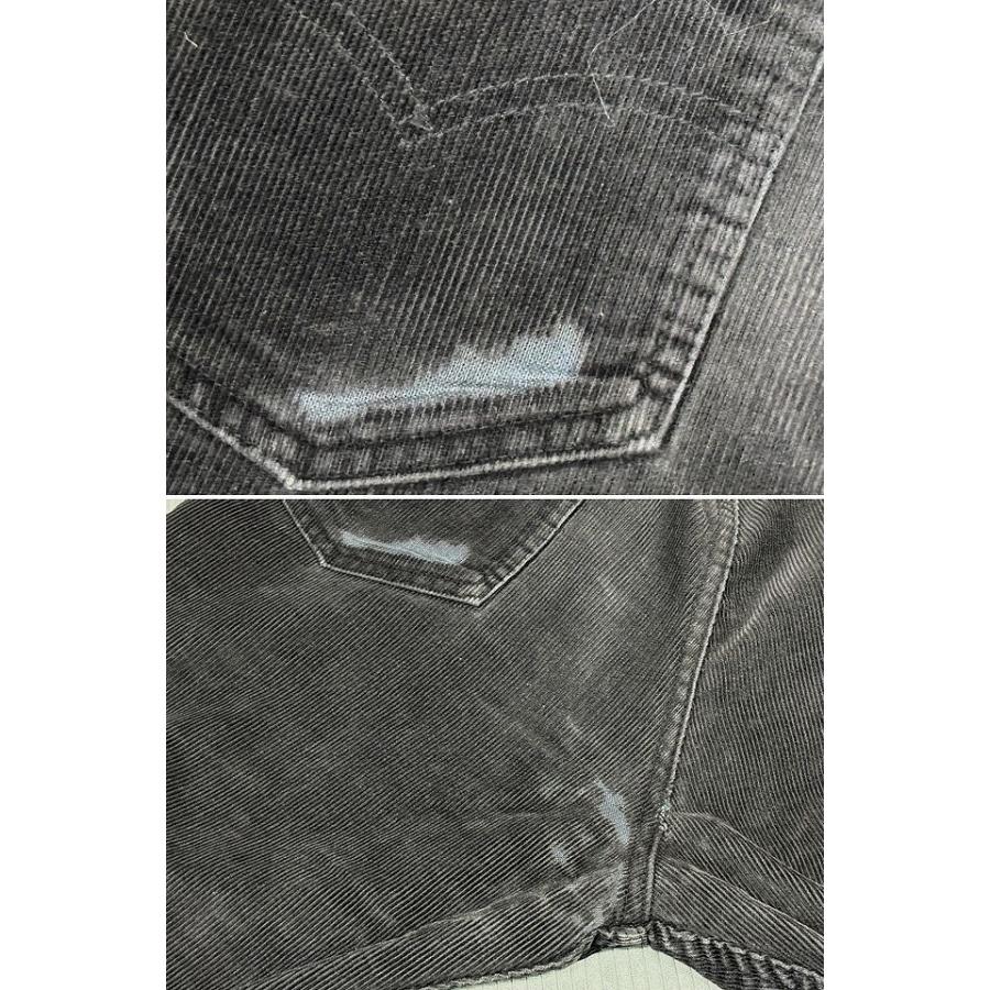 80's 1985 米国製 リーバイス LEVI'S 517-1558 ビンテージ コーデュロイ ブーツカット ブラック 黒 表記W32L32 実寸W80L76 [i-0131] | Levi's | 09
