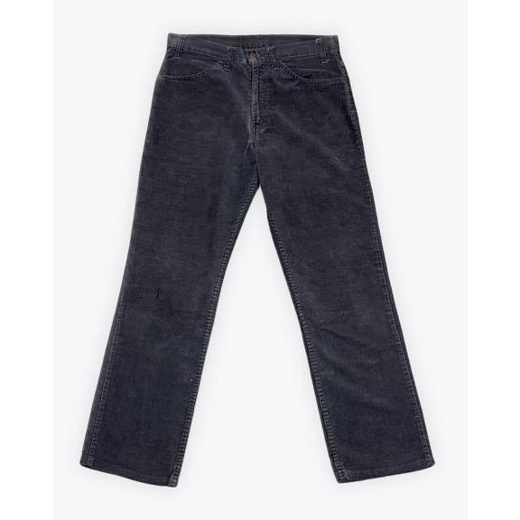 80's 1985 米国製 リーバイス LEVI'S 519-1558 ビンテージ コーデュロイ ストレート ブラック 黒 表記W32L32 実寸W80L75 [i-0132] | Levi's