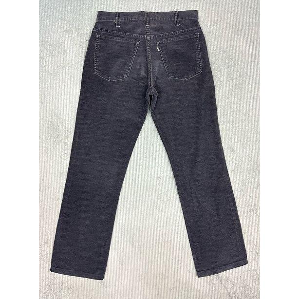 80's 1985 米国製 リーバイス LEVI'S 519-1558 ビンテージ コーデュロイ ストレート ブラック 黒 表記W32L32 実寸W80L75 [i-0132] | Levi's | 08