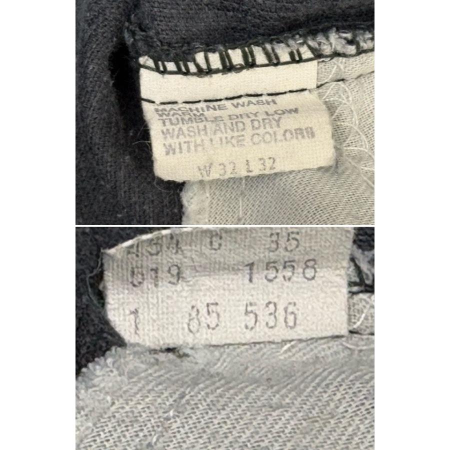 80's 1985 米国製 リーバイス LEVI'S 519-1558 ビンテージ コーデュロイ ストレート ブラック 黒 表記W32L32 実寸W80L75 [i-0132] | Levi's | 02