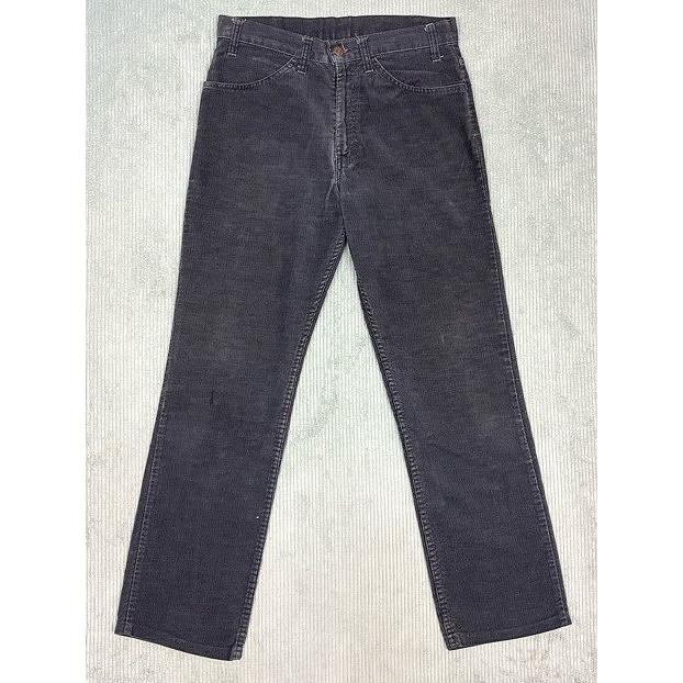 80's 1985 米国製 リーバイス LEVI'S 519-1558 ビンテージ コーデュロイ ストレート ブラック 黒 表記W32L32 実寸W80L75 [i-0132] | Levi's | 07