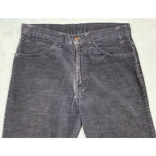 80's 1985 米国製 リーバイス LEVI'S 519-1558 ビンテージ コーデュロイ ストレート ブラック 黒 表記W32L32 実寸W80L75 [i-0132] | Levi's | 01