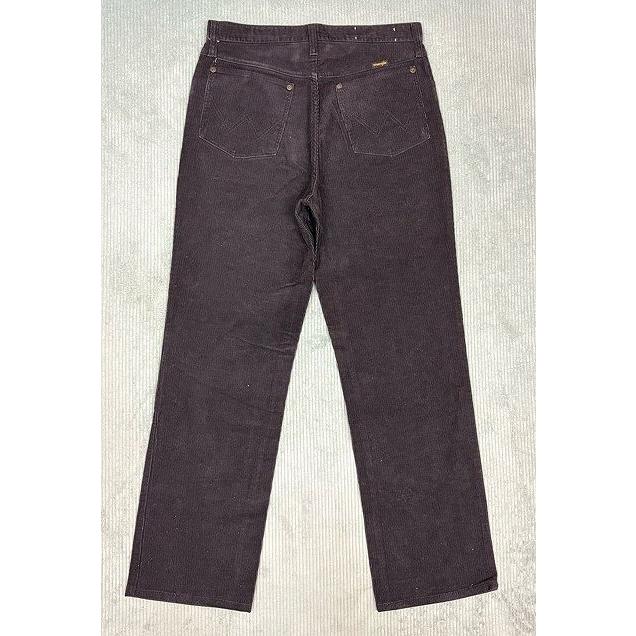 80's 米国製 ラングラー Wrangler 82660BK ビンテージ コーデュロイ パンツ ブラック 黒 表記W32L32 実寸W80L74 [i-0133] | Wrangler | 06