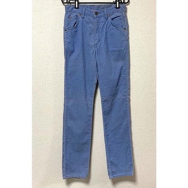 デッドストック 日本製 リー Lee  T/C CORDUROY STRAIGHT 0272-153 タイトストレート コーデュロイパンツ ライトブルー 表記W29L33 [K] | Lee | 01