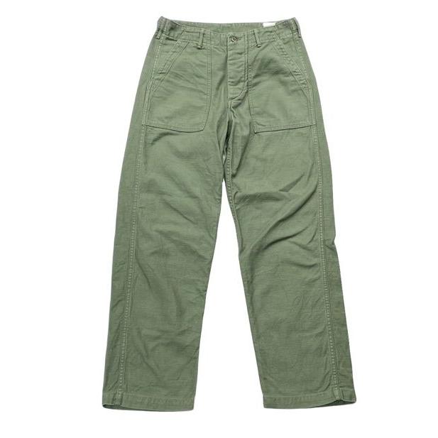 orSlow ベイカーパンツ オリーブ S 日本製 ミリタリー ファティーグ orSlow（オアスロウ） 日本製 MADE IN JAPAN ファティーグパンツ