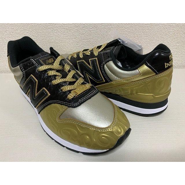 未使用 ニューバランス  フランクミュラー new balance FRANCK MULLER CM996FMG ゴールド 金 サイズ27.5 [kn-0003]｜highground