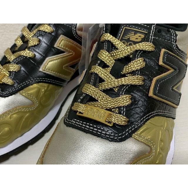 未使用 ニューバランス  フランクミュラー new balance FRANCK MULLER CM996FMG ゴールド 金 サイズ27.5 [kn-0003]｜highground｜05