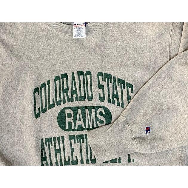 90年代 メキシコ製 チャンピオン リバースウィーブ クルー Ncaa コロラドステイト ラムズ Champion Reverse Weave グレー Xl Kn 0017 Kn 0017 Loafers Used Clothing 通販 Yahoo ショッピング