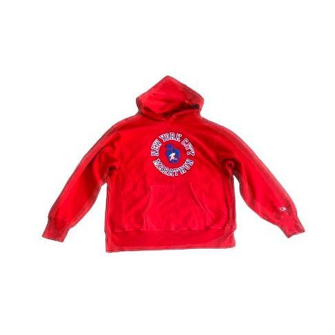 80’s 米国製 チャンピオン スウェット リバースウィーブ パーカー Champion REVERSE WEAVE HOODY NYRRC レッド L [kn-0148] | REVERSE WEAVE