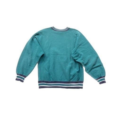 【古着】Champion Reverse Weave X-Lターコイズ REVERSE WEAVE 90's 米国製 チャンピオン スウェット リバースウィーブ